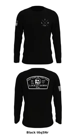 Lock it Down Co. Store 1 Core Men's LS Performance Tee - t6q5Nr