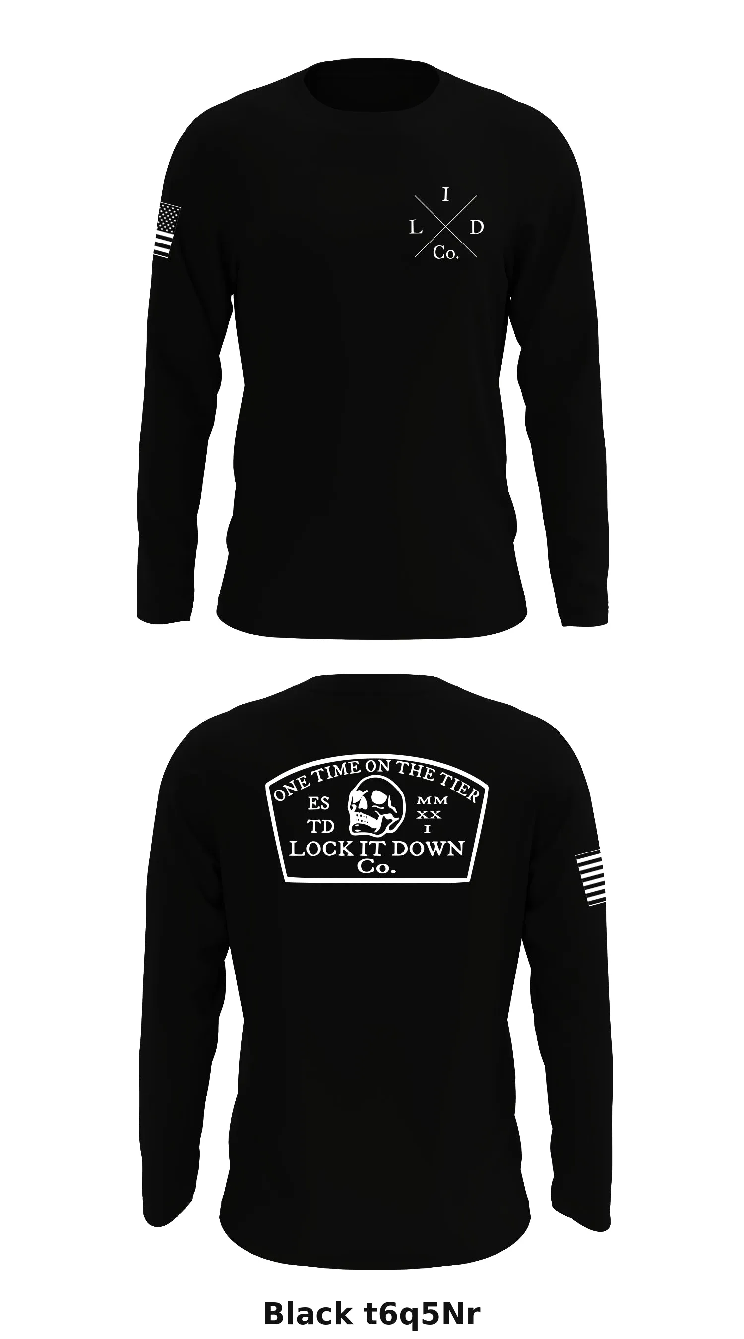 Lock it Down Co. Store 1 Core Men's LS Performance Tee - t6q5Nr