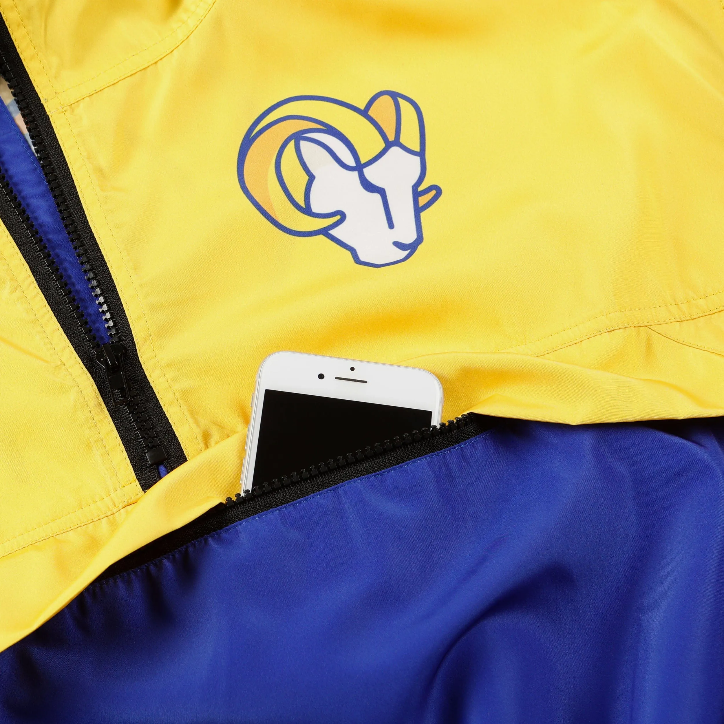 Los Angeles Rams Womens Winning Play Windbreaker