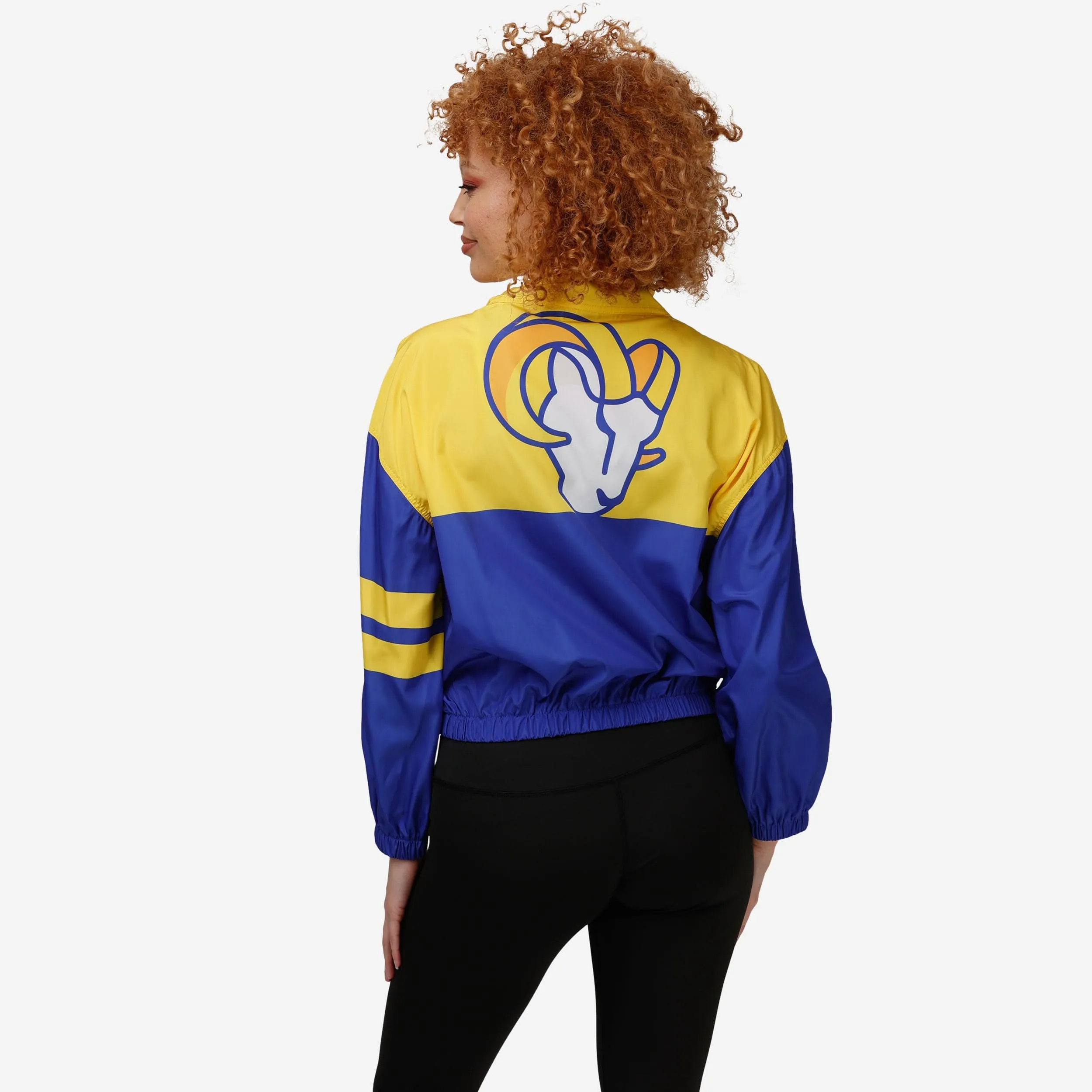 Los Angeles Rams Womens Winning Play Windbreaker