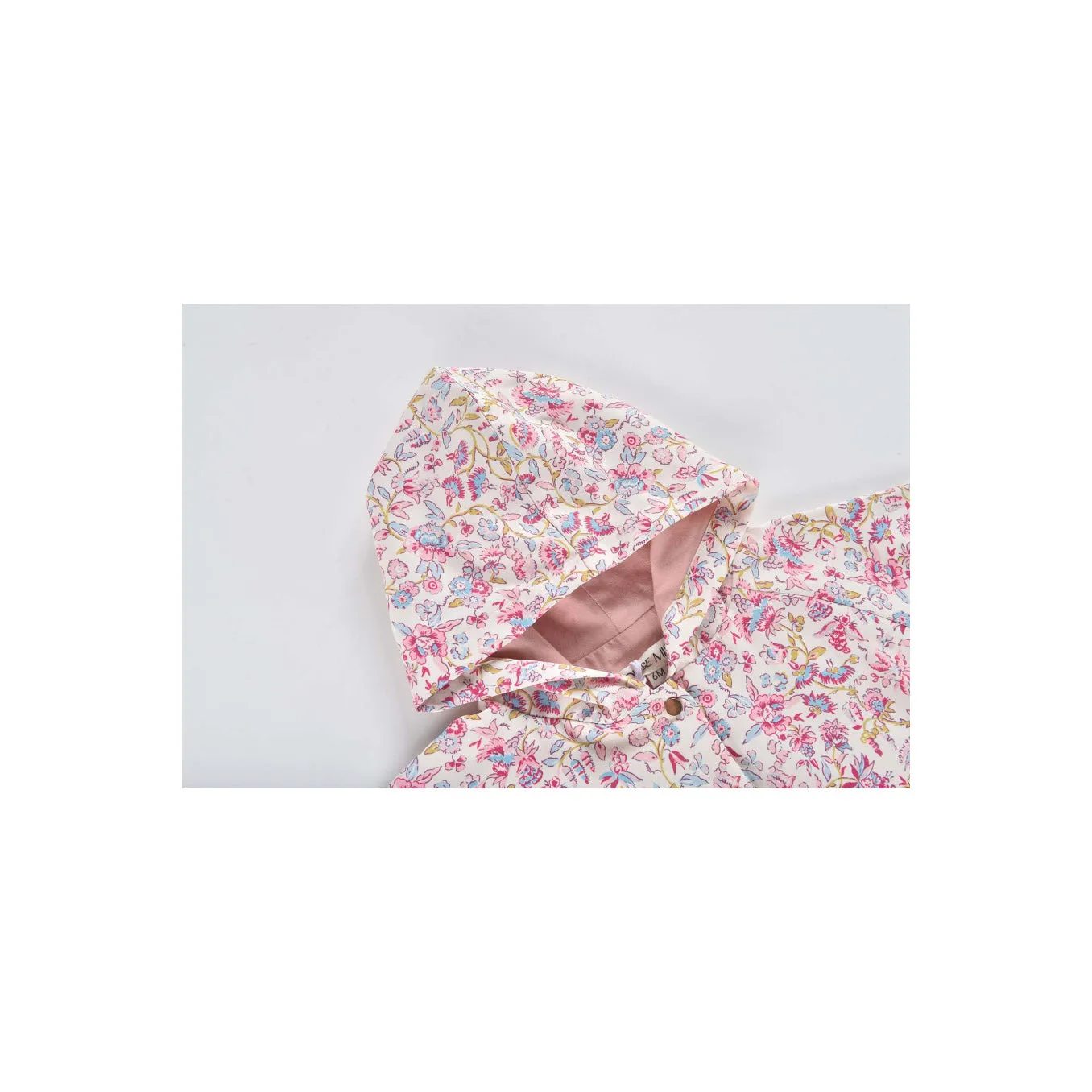 Louise Misha Reversible Coat Felvet Printed Polyester Pink