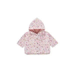 Louise Misha Reversible Coat Felvet Printed Polyester Pink