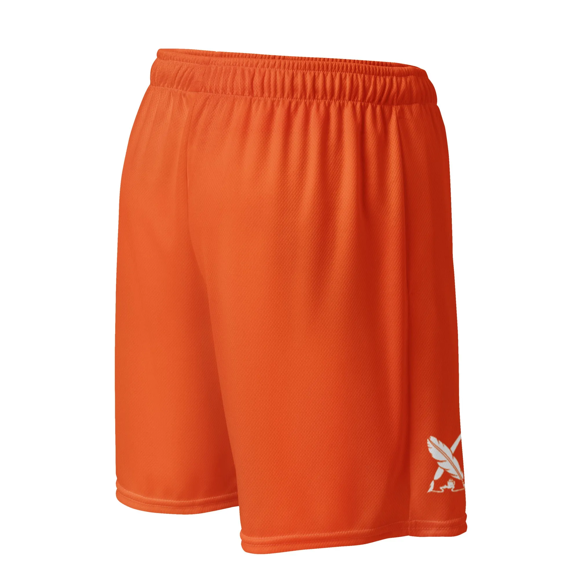 LOVE BY XCLUSIF POETIX ORANGE Unisex mesh shorts