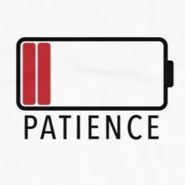 Low patience t-shirt