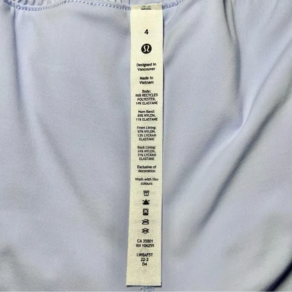 Lululemon Hotty Hot High-Rise Skirt *Long in Pastel Blue