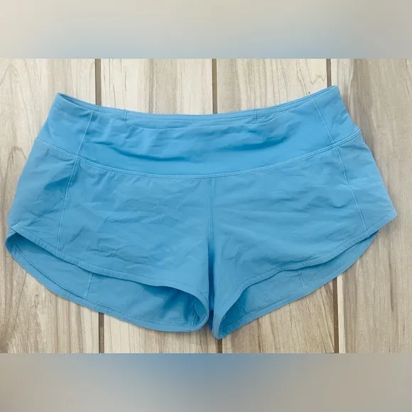 Lululemon, Run Speed Shorts, Blue Nile, 6