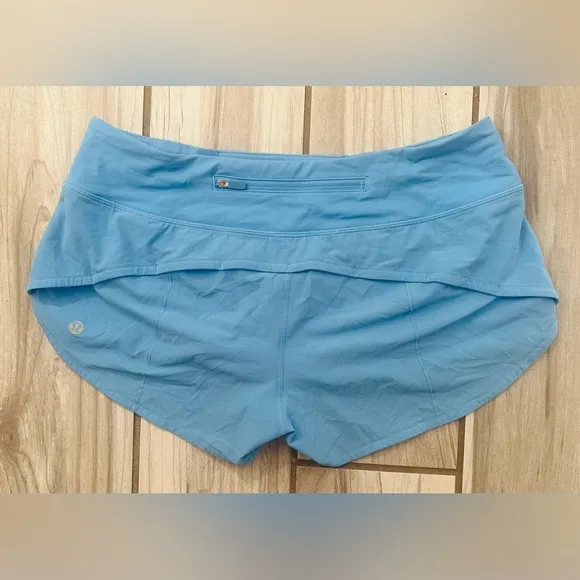 Lululemon, Run Speed Shorts, Blue Nile, 6