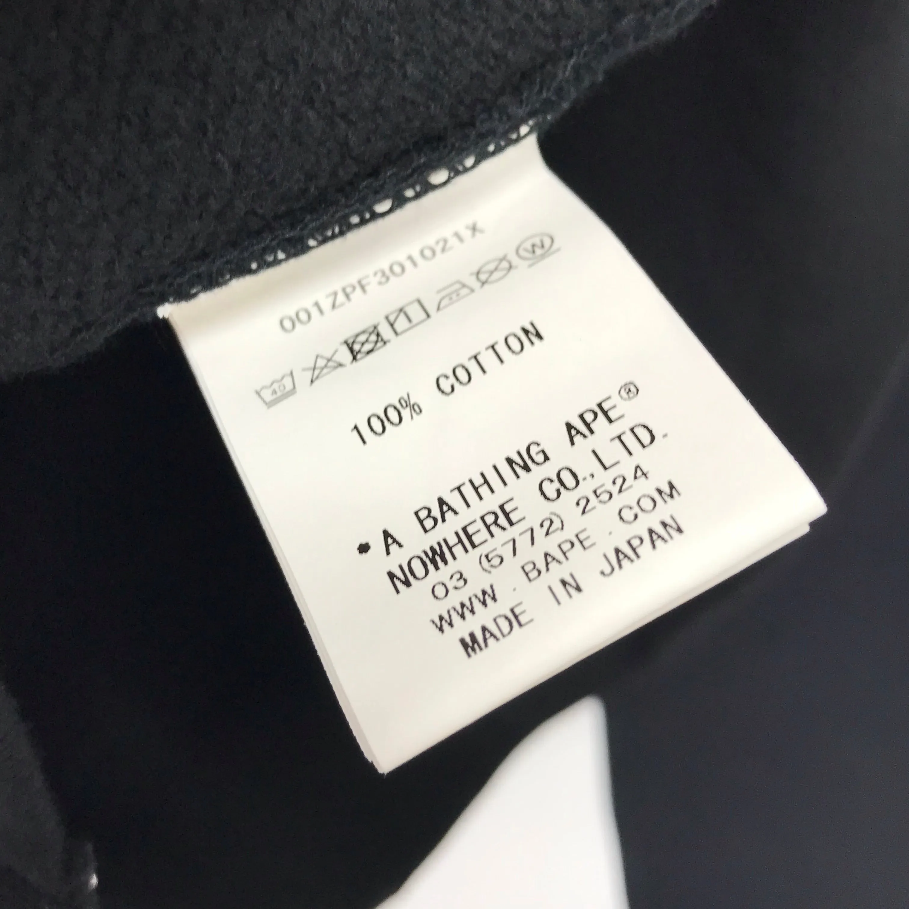 [M] A Bathing Ape Bape NFS WGM Shark Full Zip Hoodie Black