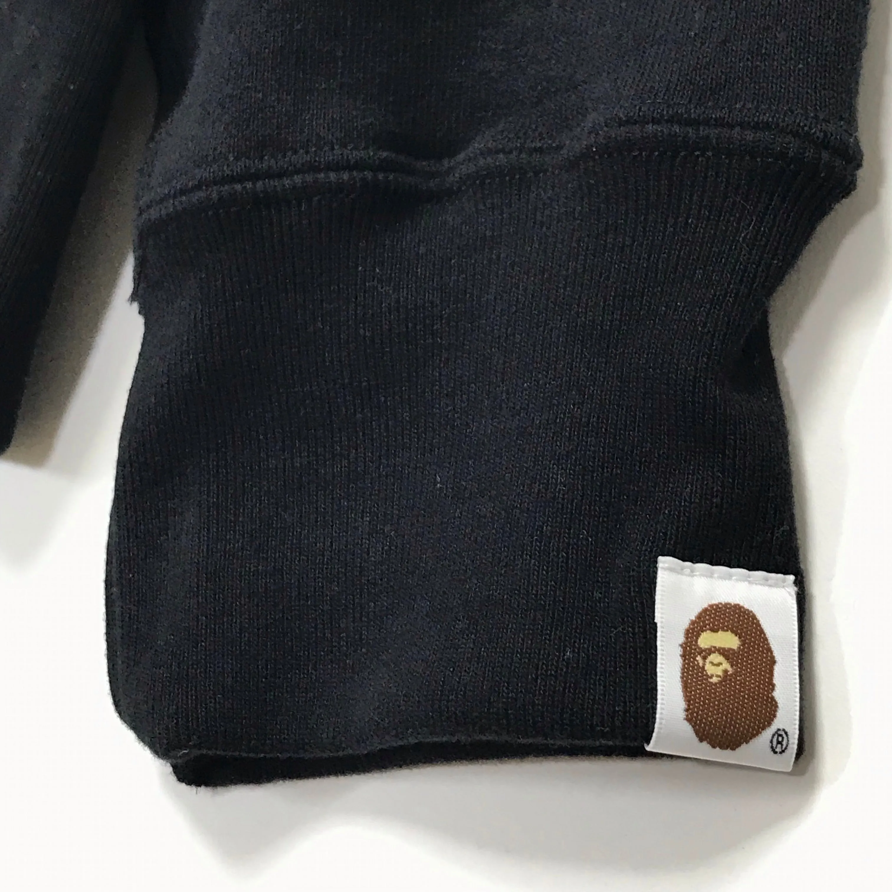 [M] A Bathing Ape Bape NFS WGM Shark Full Zip Hoodie Black