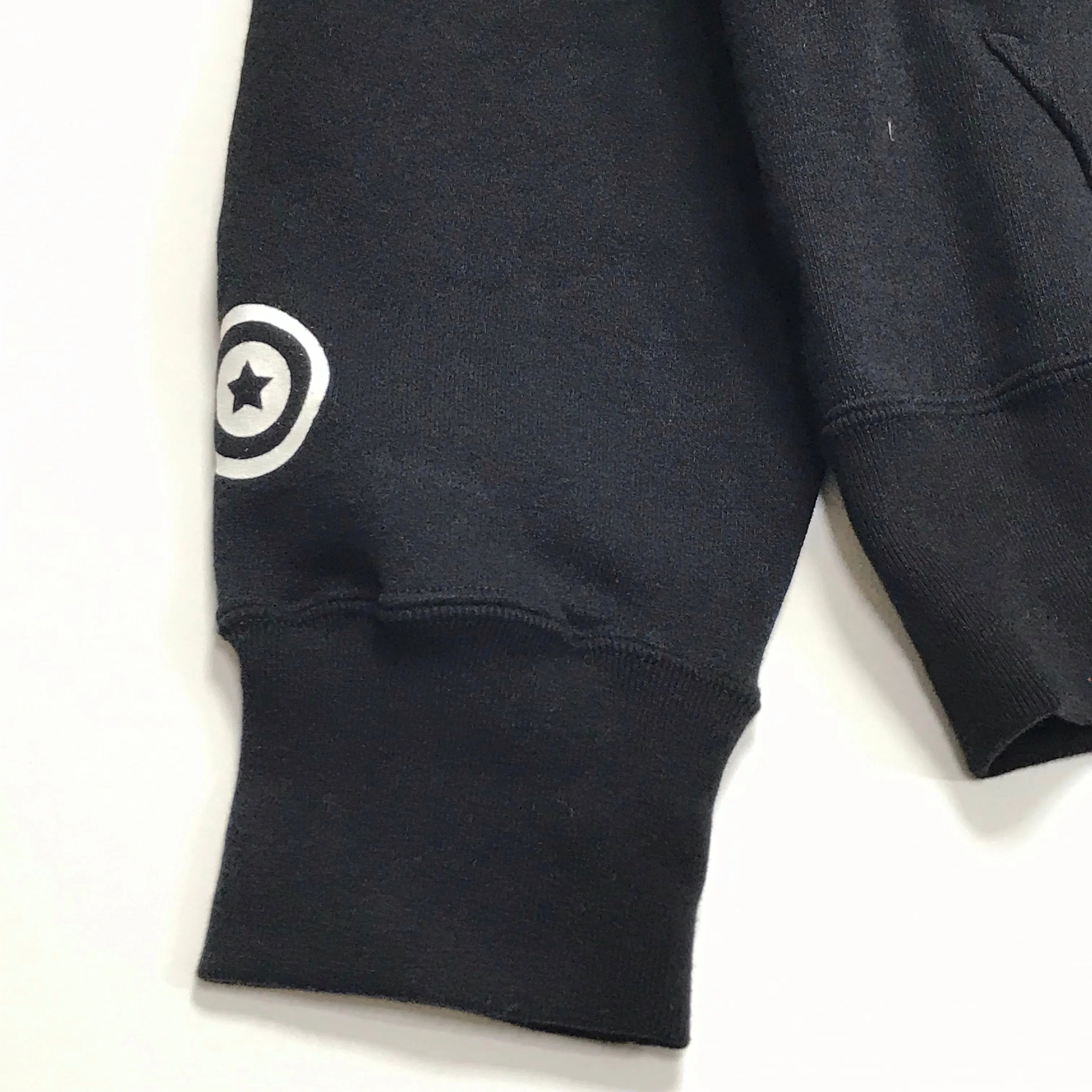 [M] A Bathing Ape Bape NFS WGM Shark Full Zip Hoodie Black