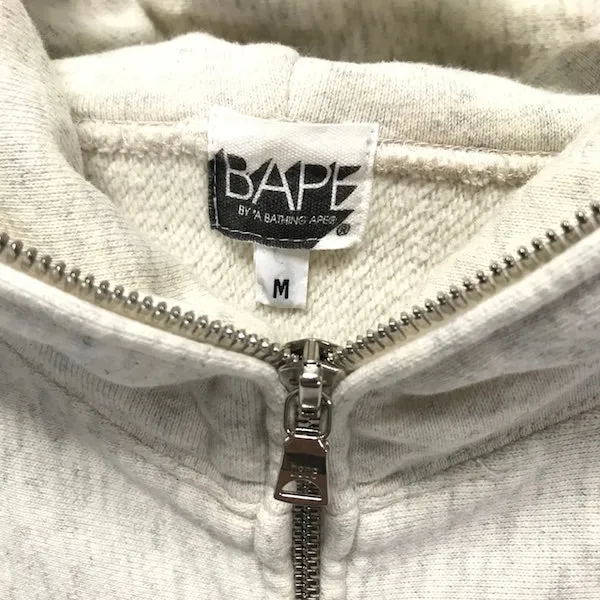 [M] A Bathing Ape Bape x DC Comics Batman Full Zip Hoodie Grey