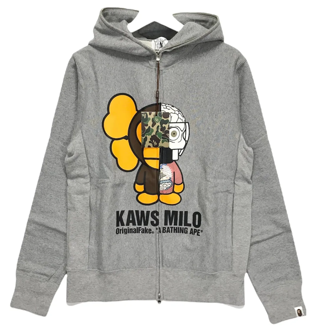 [M] DS! A Bathing Ape Bape Kaws Original Fake Baby Milo Dissected Companion Full Zip Hoodie