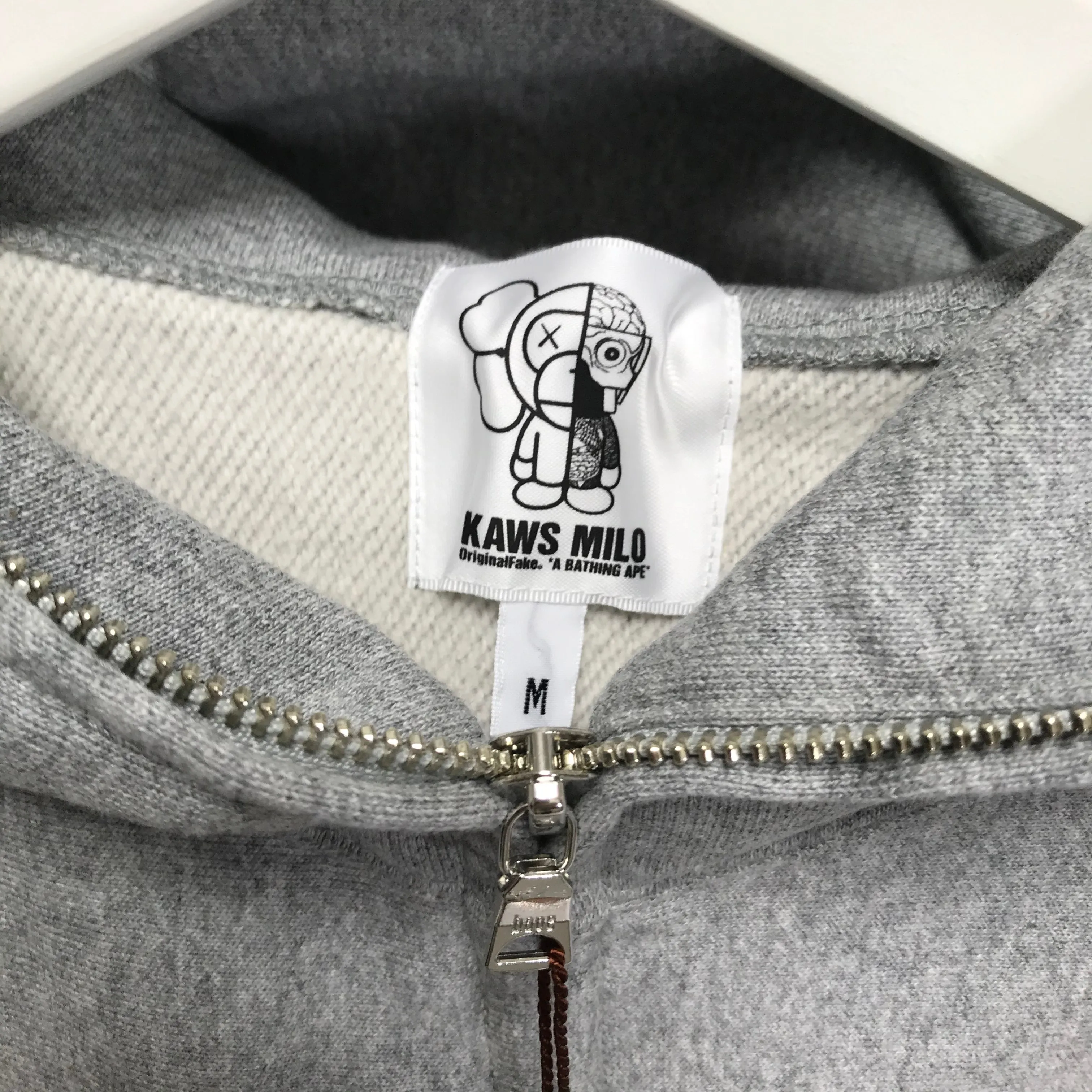 [M] DS! A Bathing Ape Bape Kaws Original Fake Baby Milo Dissected Companion Full Zip Hoodie