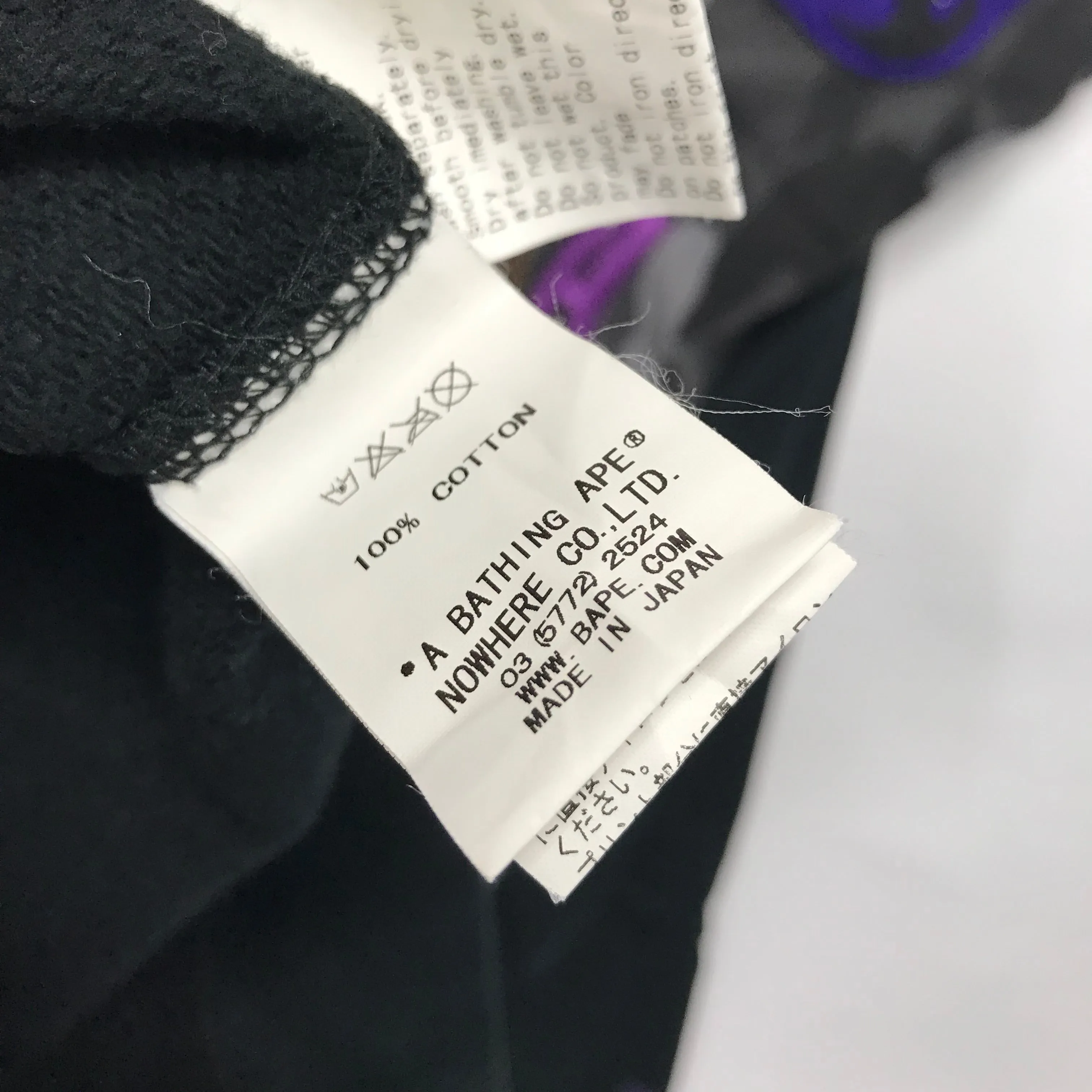 [M] Women's! A Bathing Ape Bape Tiger Full Zip Hoodie Black