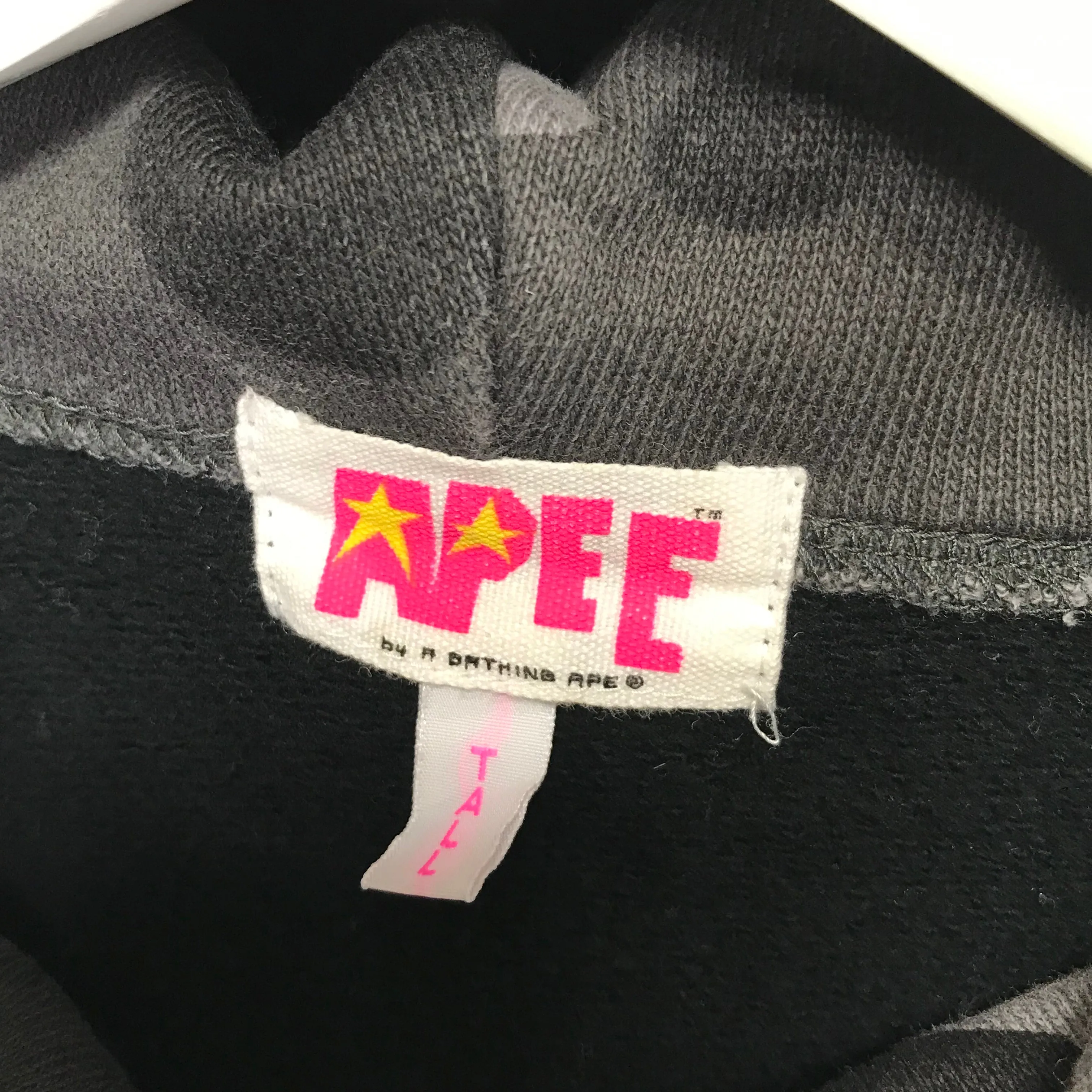 [M] Women's! A Bathing Ape Bape Tiger Full Zip Hoodie Black