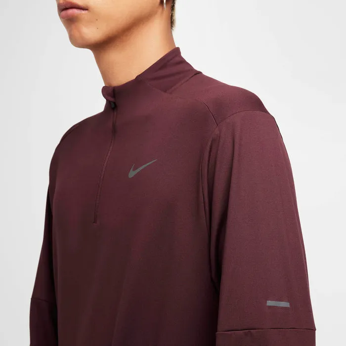 MAGLIA RUNNING NIKE DRY-FIT RUN UOMO MAN MANICA LUNGA MEZZA ZIP