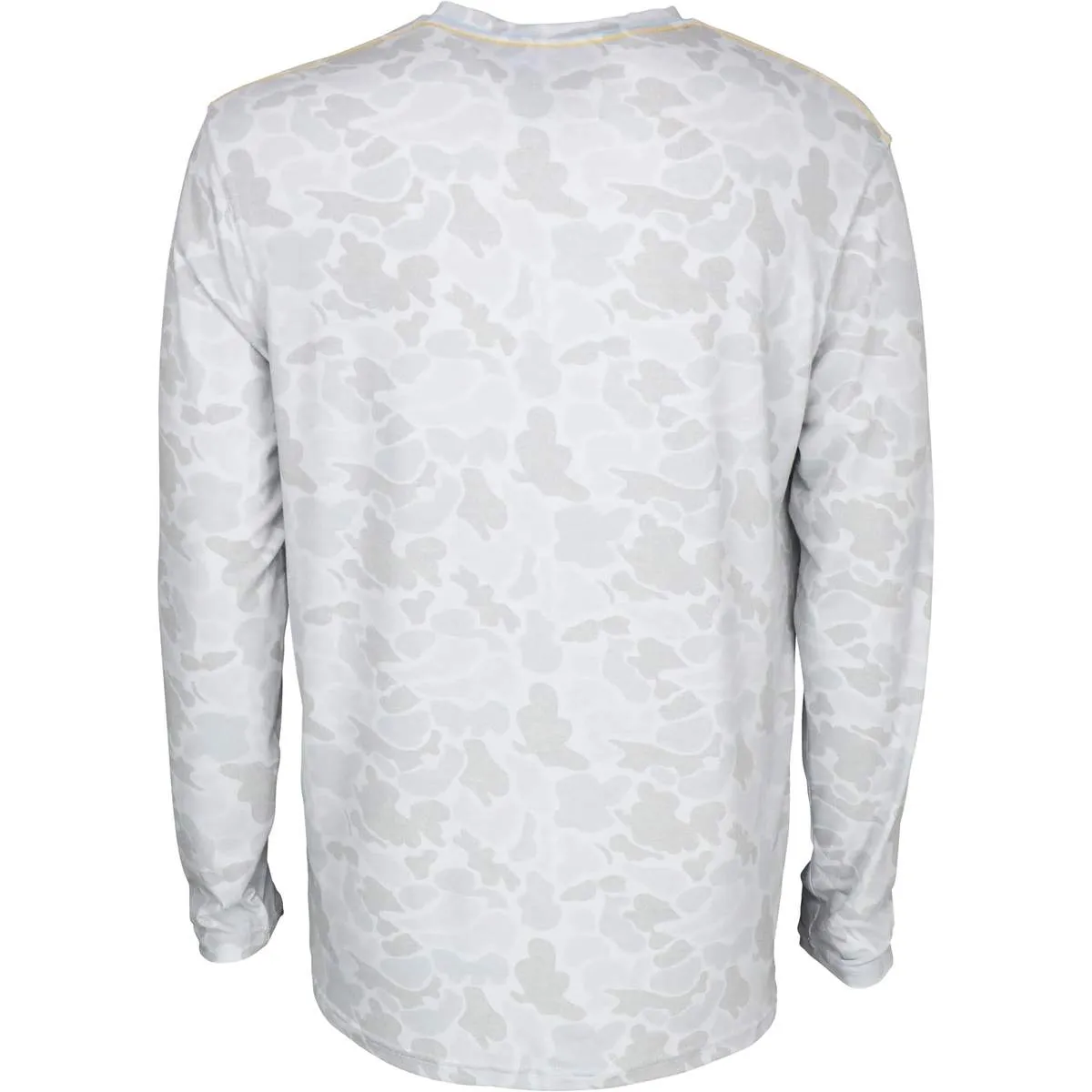 MALLARD PAMLICO LS PERFORMANCE SHIRT GRAY CAMO