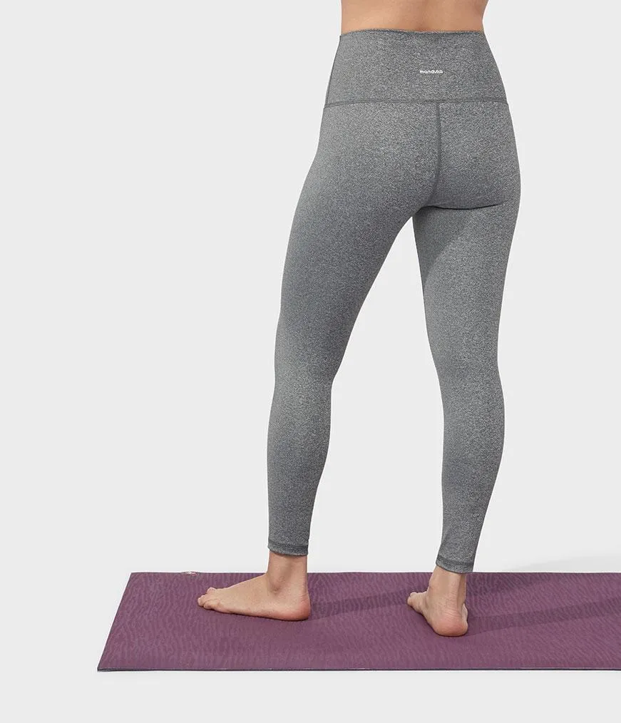 Manduka Apparel - Women's Foundation Legging - Heathered Grey