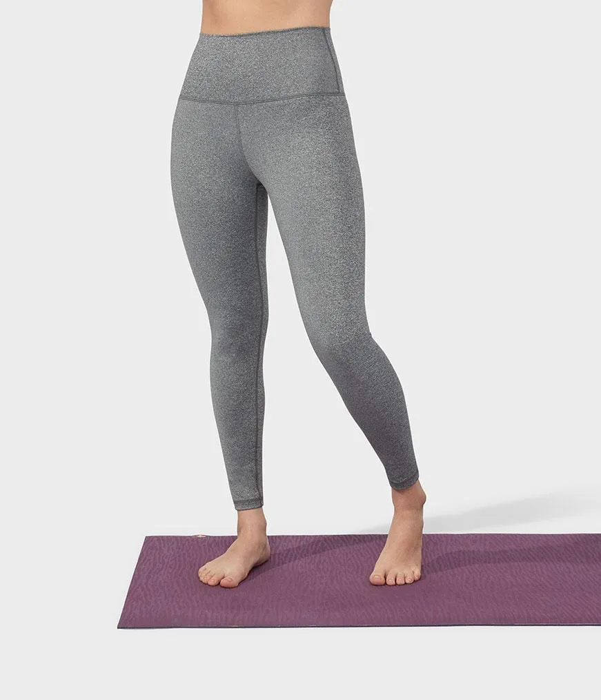 Manduka Apparel - Women's Foundation Legging - Heathered Grey