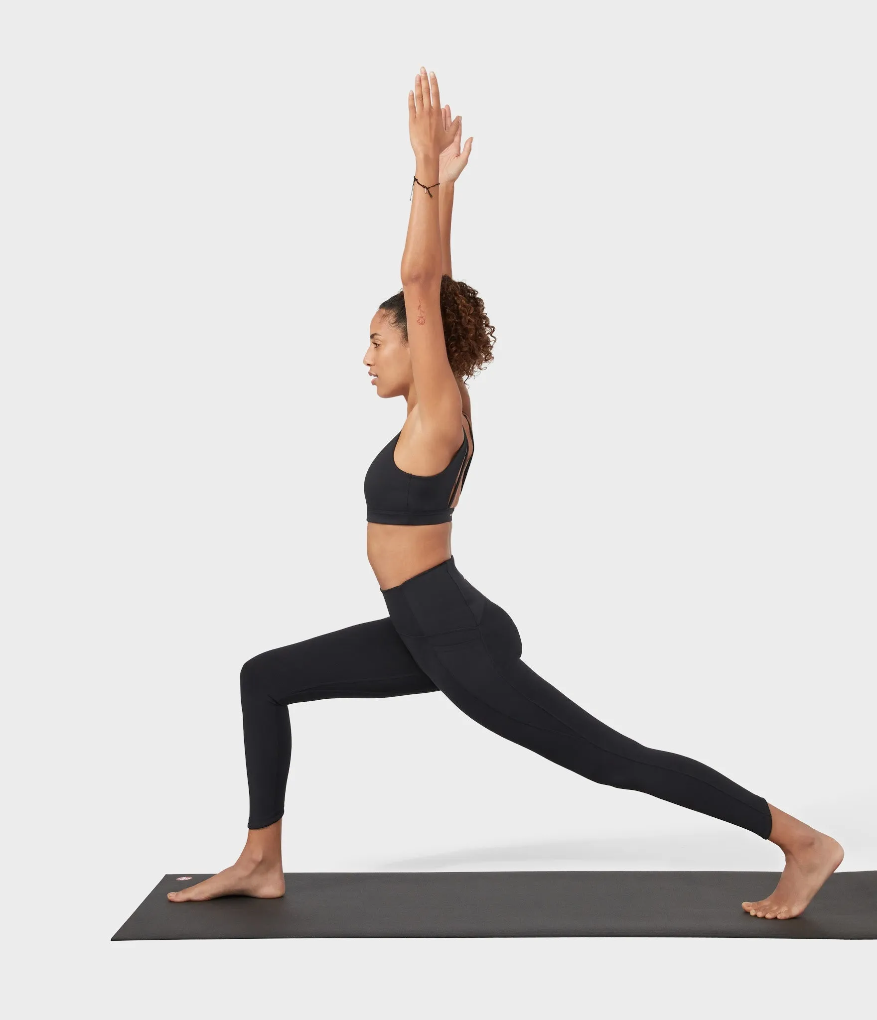 Manduka Apparel - Women's PRO Legging - High Rise 7/8 W/Pocket - Black