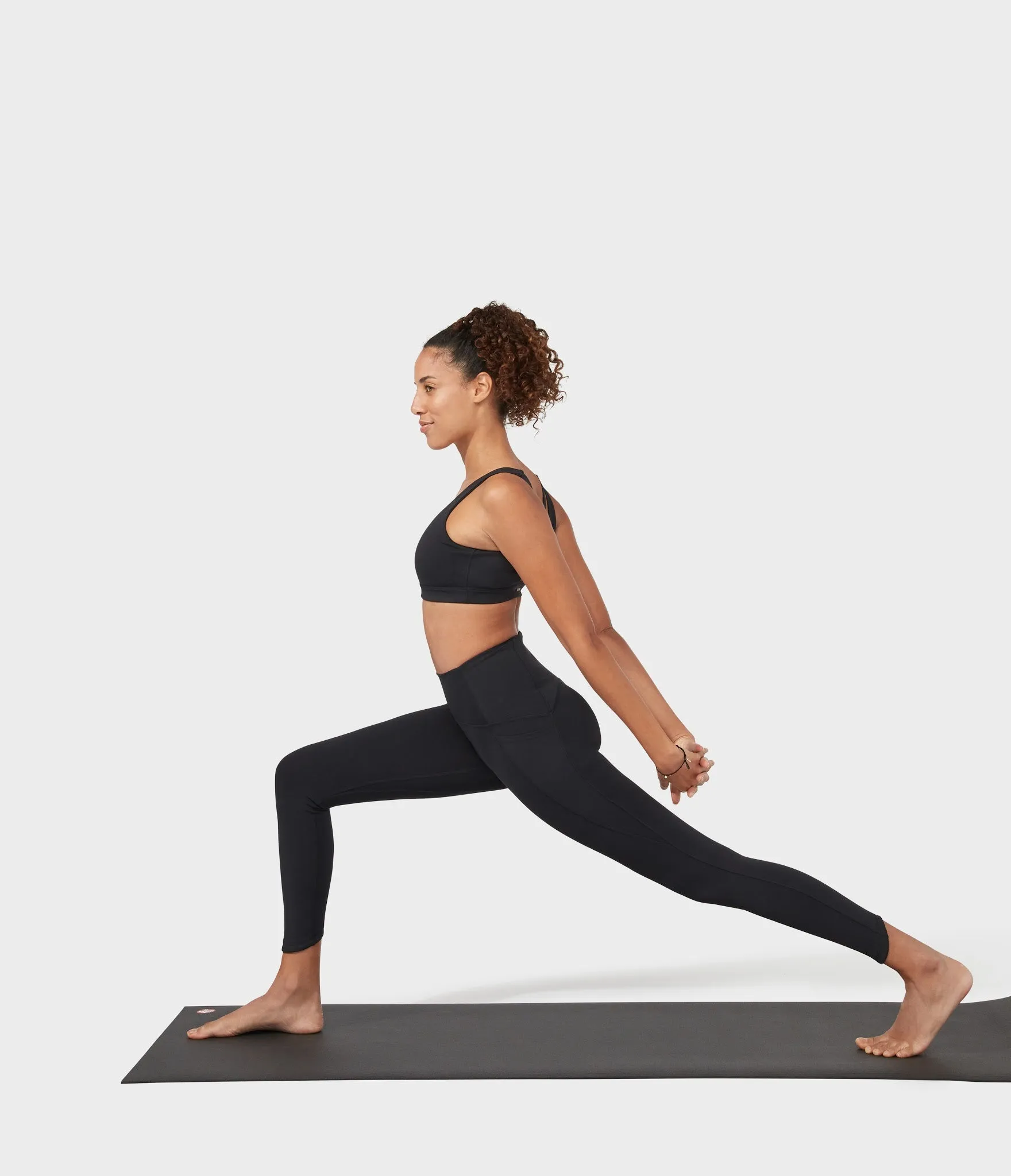 Manduka Apparel - Women's PRO Legging - High Rise 7/8 W/Pocket - Black