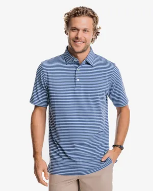 Marin Stripe Heather Performance Polo