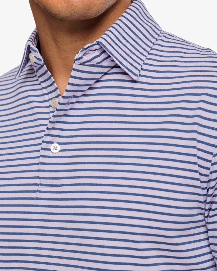 Marin Stripe Heather Performance Polo