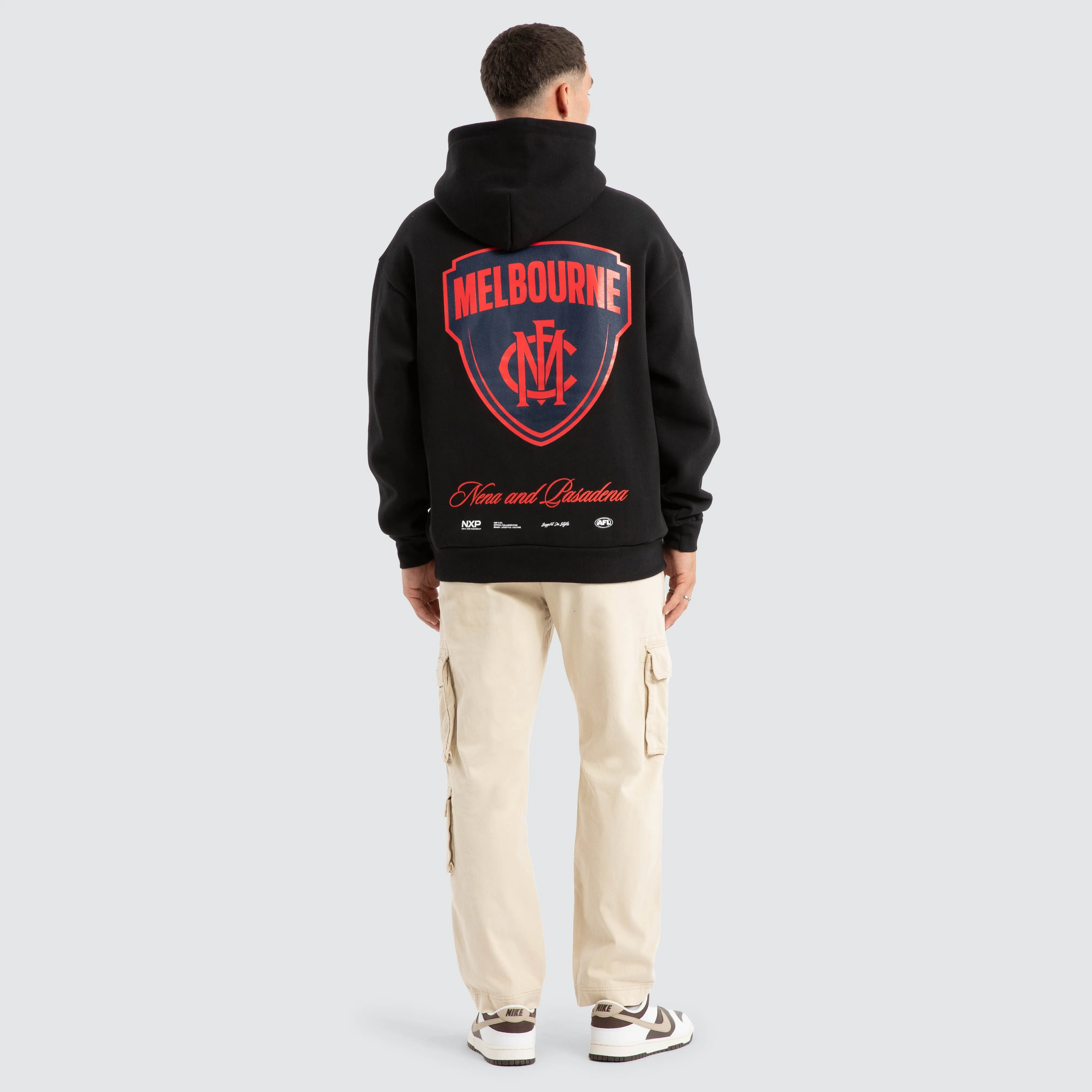 Melbourne Demons AFL Season Hoodie Jet Black