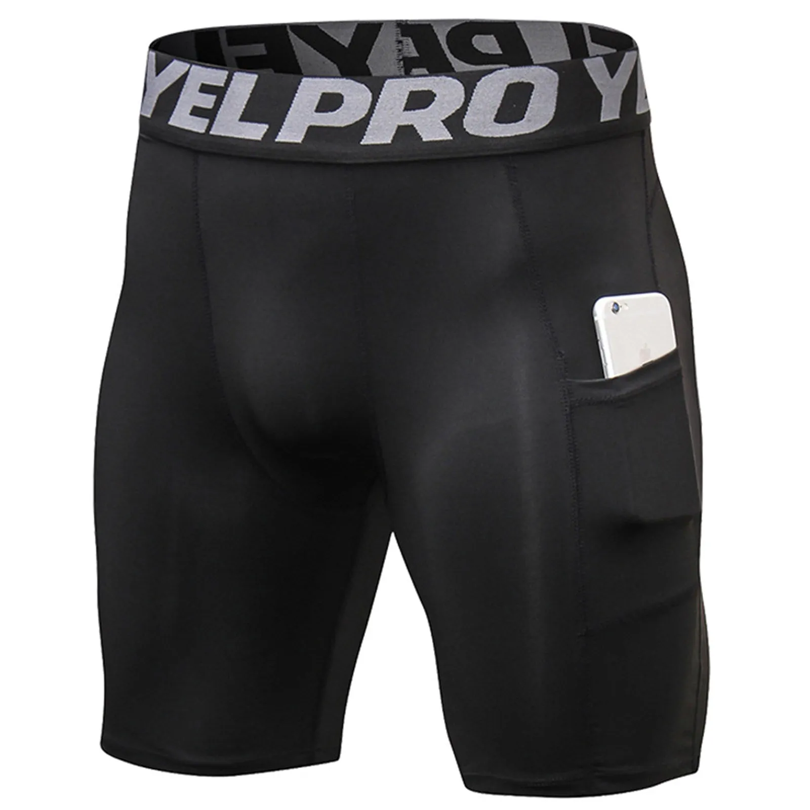 Men Compression Boxer 3 Pack Performance Underwear Briefs