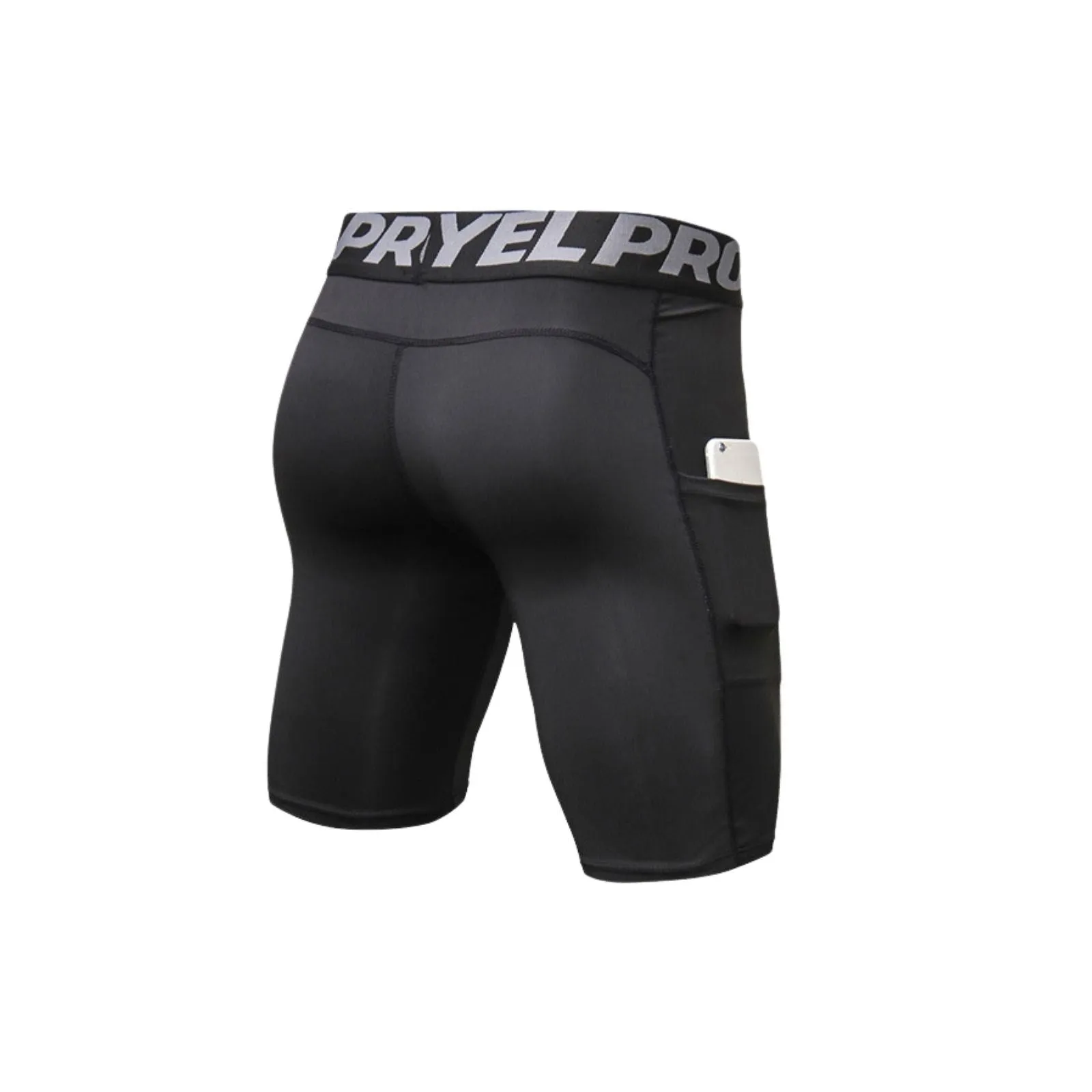 Men Compression Boxer 3 Pack Performance Underwear Briefs