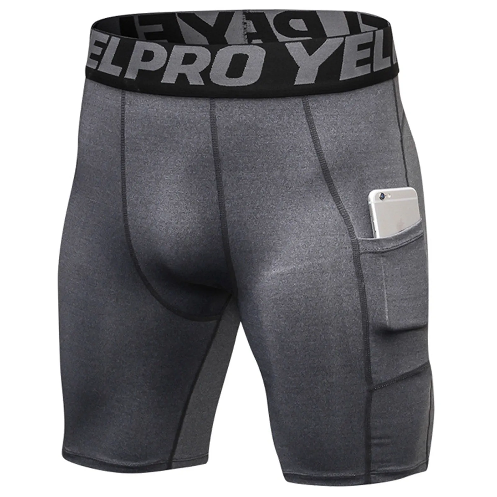 Men Compression Boxer 3 Pack Performance Underwear Briefs