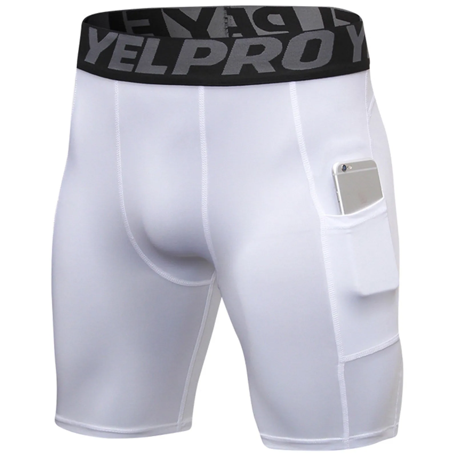 Men Compression Boxer 3 Pack Performance Underwear Briefs