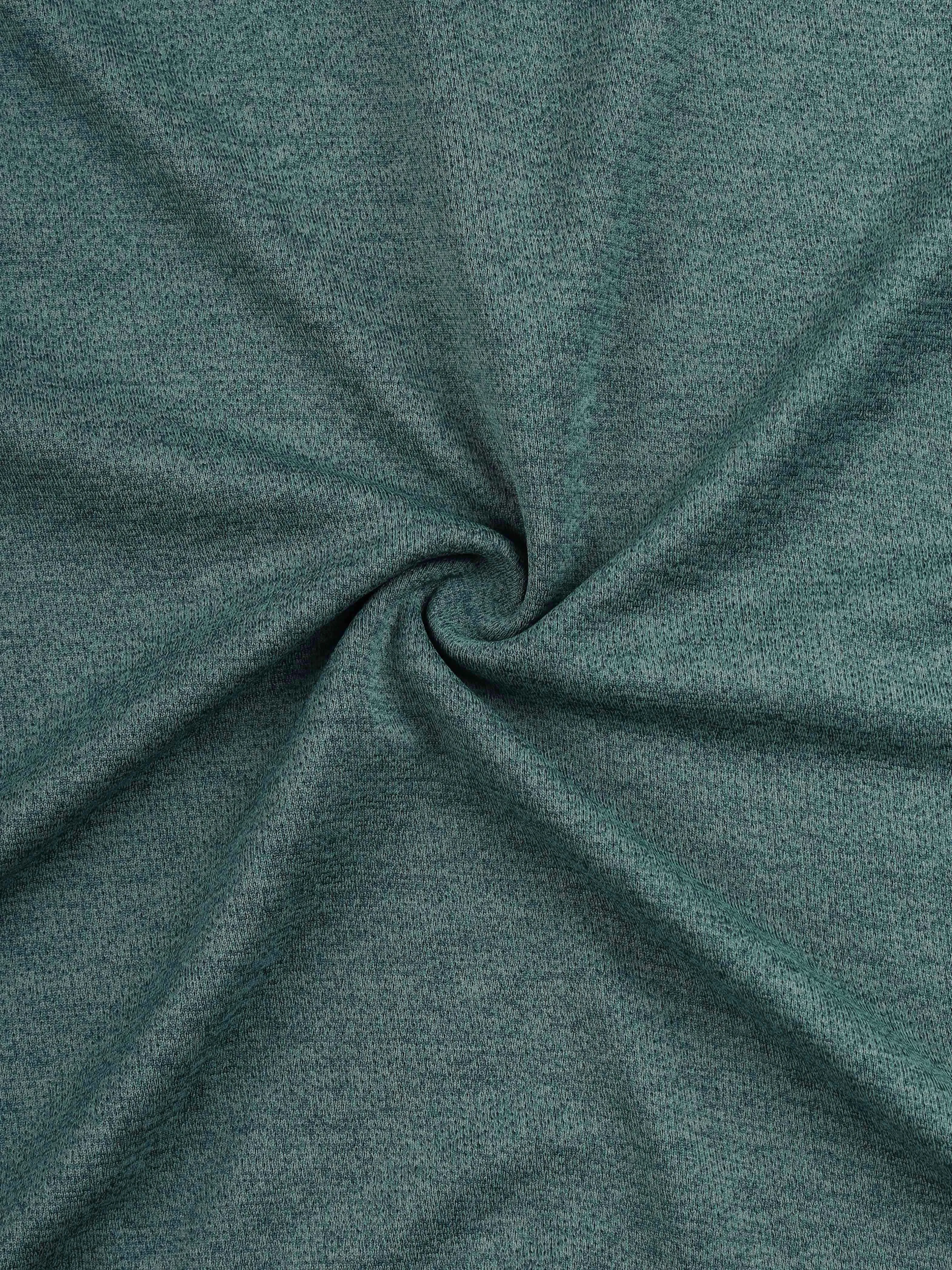 Men Melange Slim Fit Crew Neck T-shirt with MELANGE