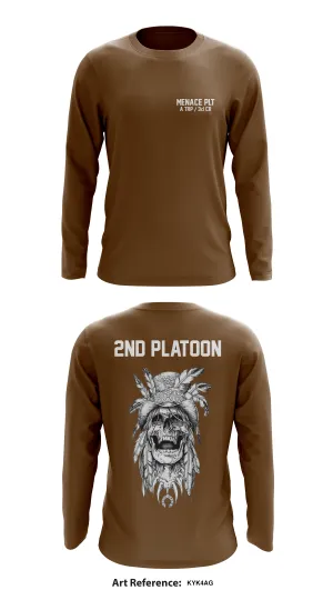 Menace PLT /A TRP / 3d CR Store 1  Core Men's LS Performance Tee - Kyk4AG