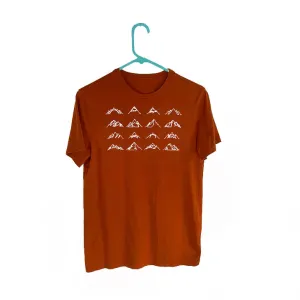 Men's 16 Mountains T-Shirt in Rust