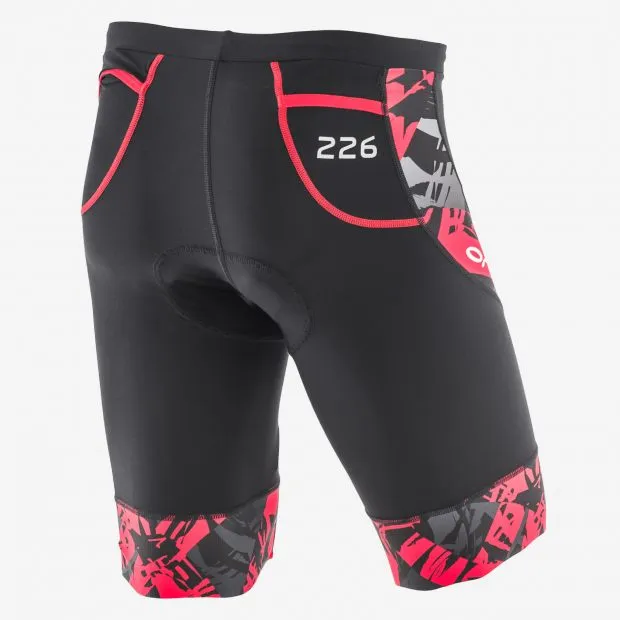 MENS 226 KOMP TRI SHORT BK-RD