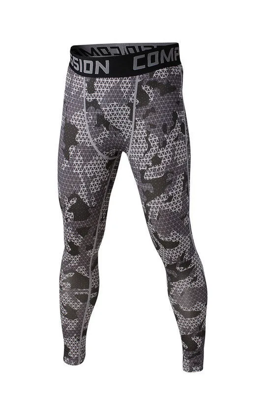 Mens compression pants bodybuilding jogger fitness exercise skinny leggings comperssion tights pants trousers clothes clothing