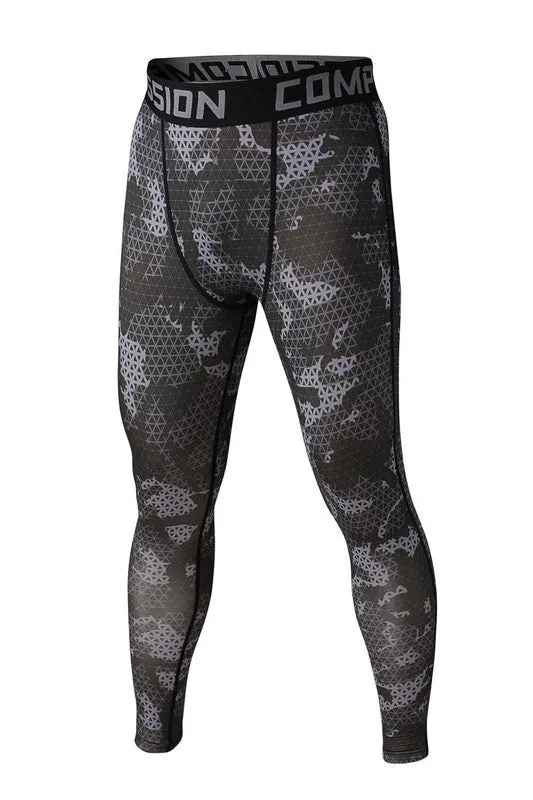 Mens compression pants bodybuilding jogger fitness exercise skinny leggings comperssion tights pants trousers clothes clothing