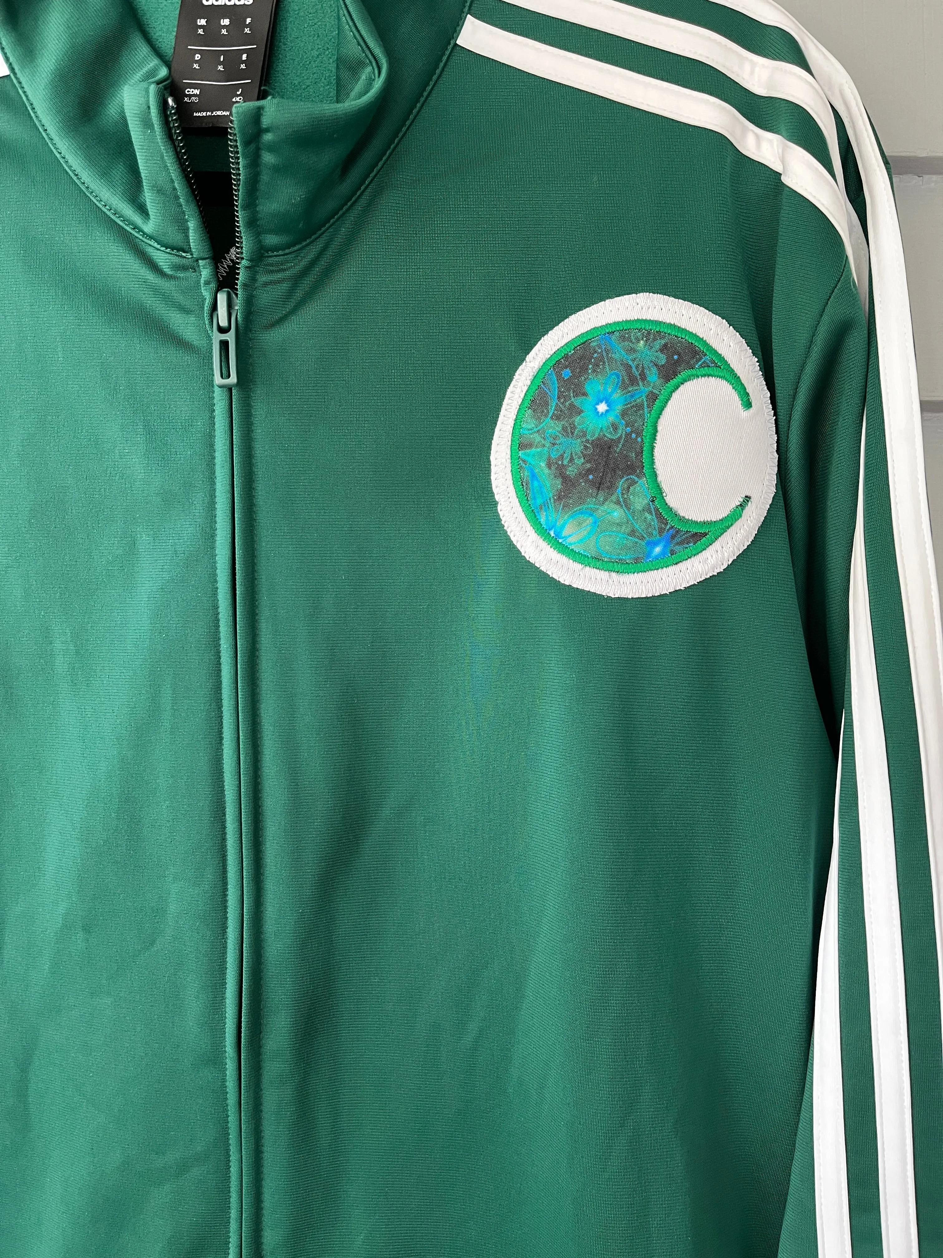 Men’s customized Adidas Trey foil Track Jacket