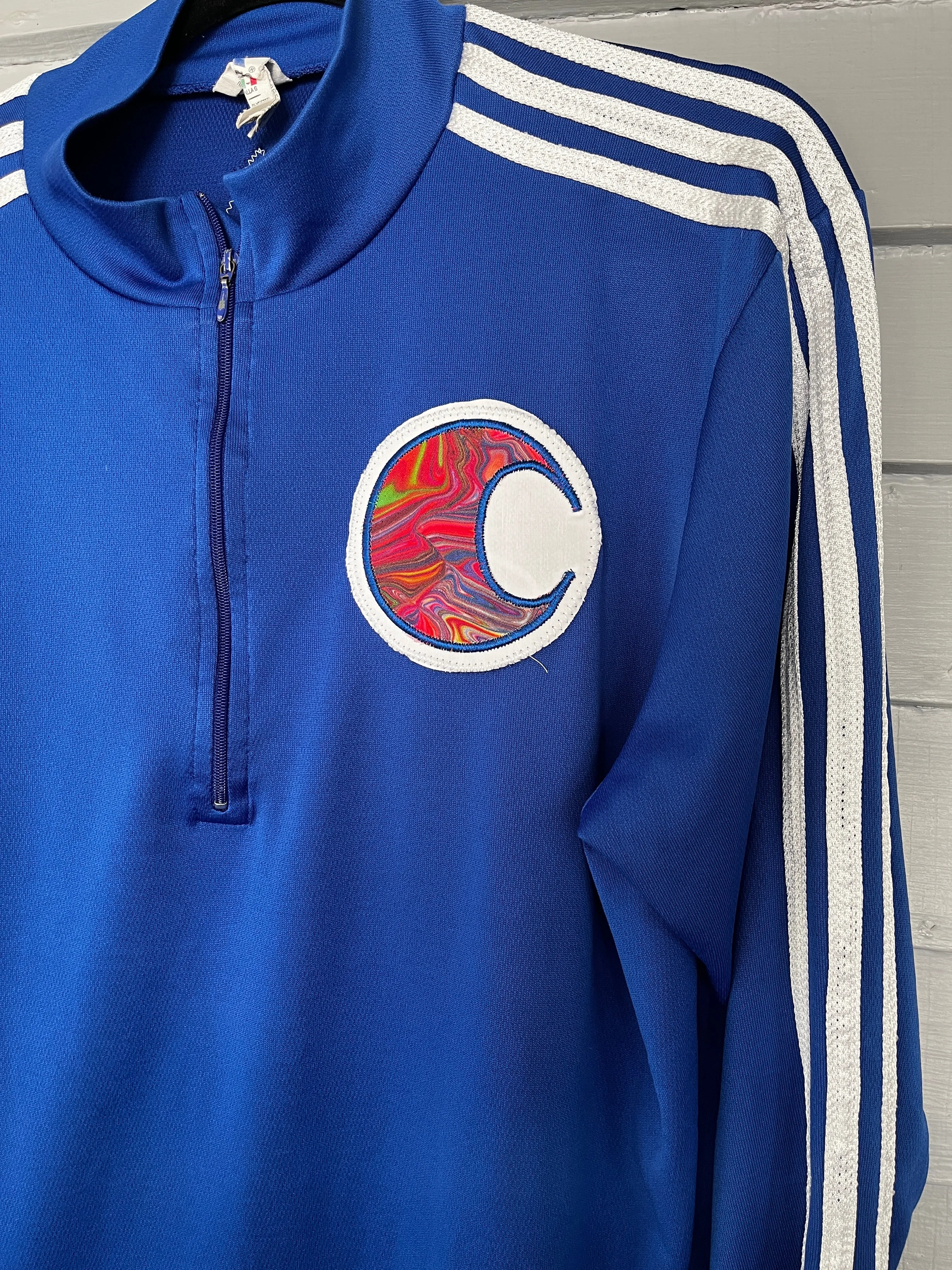 Men’s customized Adidas Trey foil Track Jacket