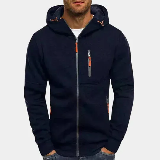Men's hooded zip-up sweatshirt - Jacks