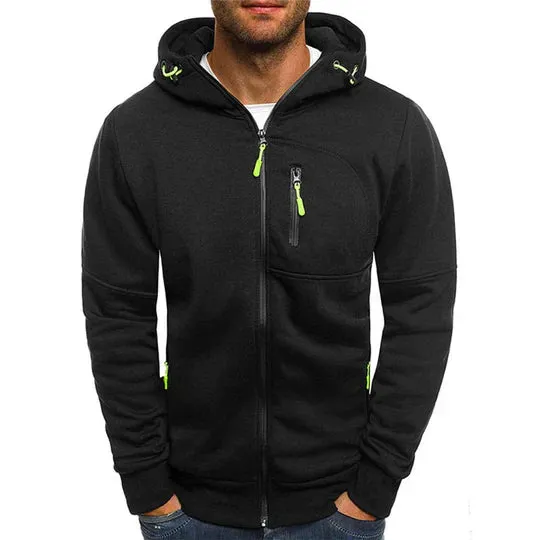 Men's hooded zip-up sweatshirt - Jacks