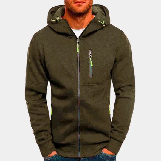 Men's hooded zip-up sweatshirt - Jacks