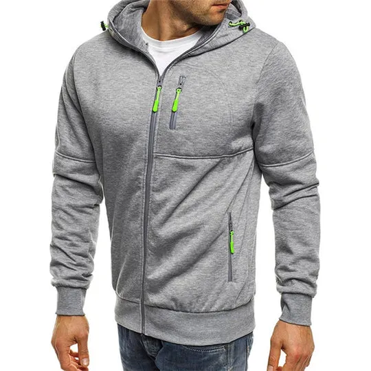 Men's hooded zip-up sweatshirt - Jacks