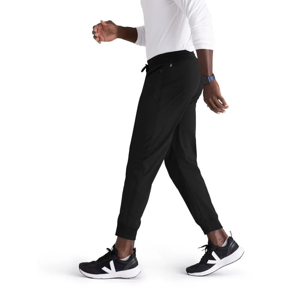 Men's Murphy Jogger Scrub Pant - Greys Anatomy Spandex Stretch Collection / Color - Black / Fit - Regular / Sizes - XS, S, M, L, XL, 2XL, 3XL by Barco Uniforms