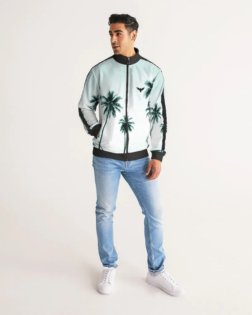 Men's Palm Made Track Jacket W/Striped-Sleeve