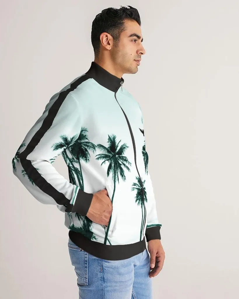 Men's Palm Made Track Jacket W/Striped-Sleeve