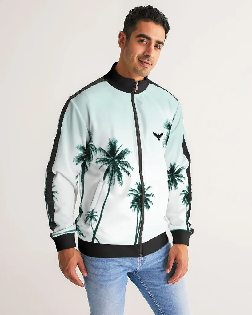 Men's Palm Made Track Jacket W/Striped-Sleeve