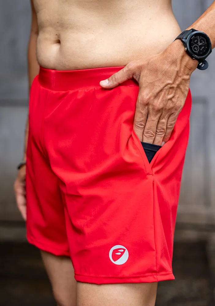 Mens Running | Shorts | 5 inch | Fire