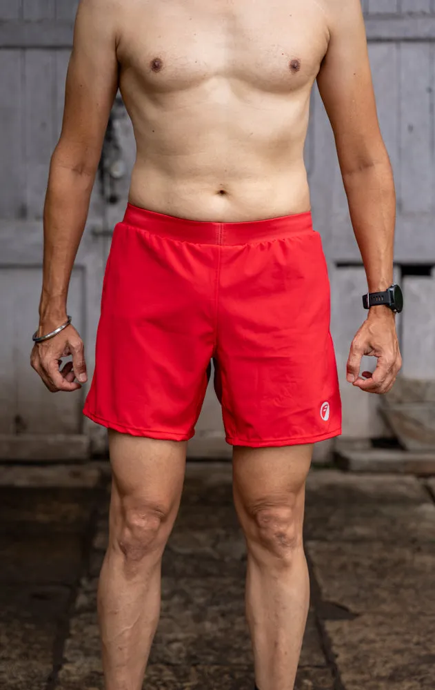 Mens Running | Shorts | 5 inch | Fire